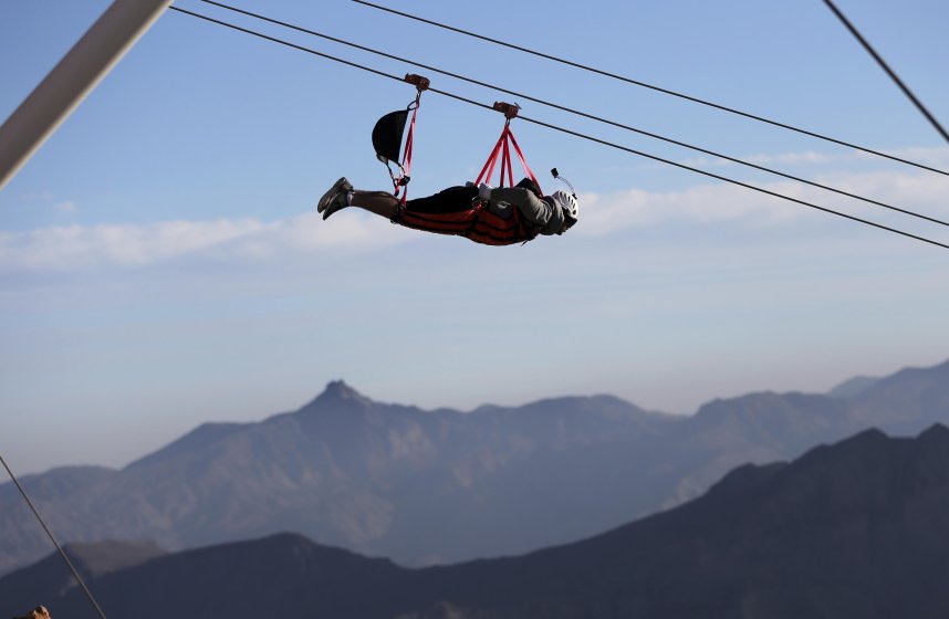 Jebel Jais Zipline from Dubai